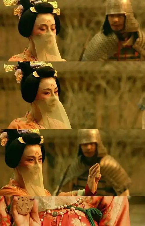 《长安十二时辰》里热依扎饰演的檀棋这个唐妆是真心好看!