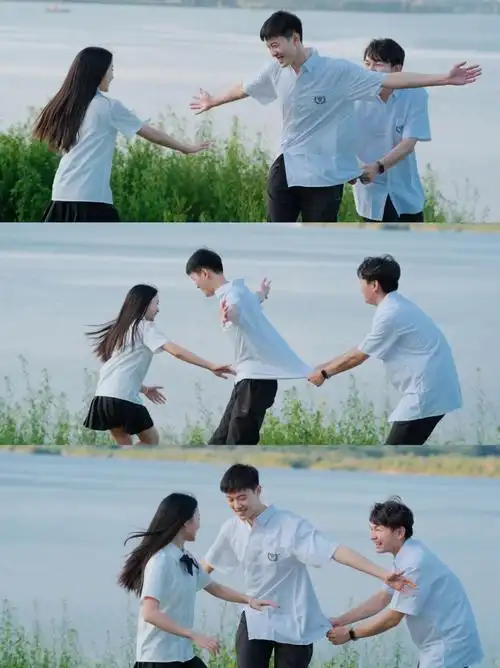 三人毕业照姿势大全第二弹