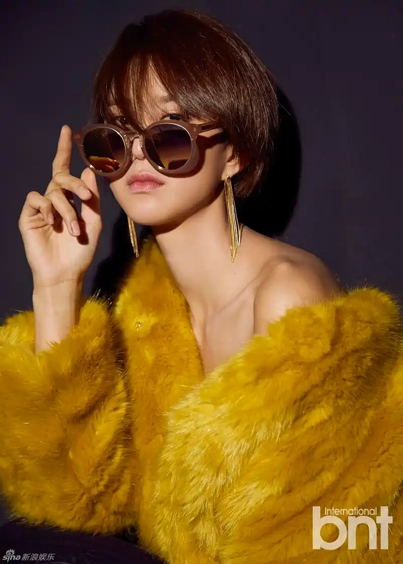 韩国女星池昭妍携手bntnews拍写真 短发俏丽时尚