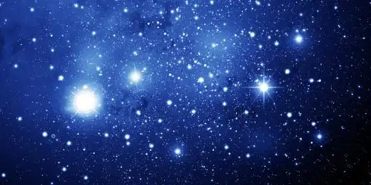 蓝色星空背景宇宙星空星光图