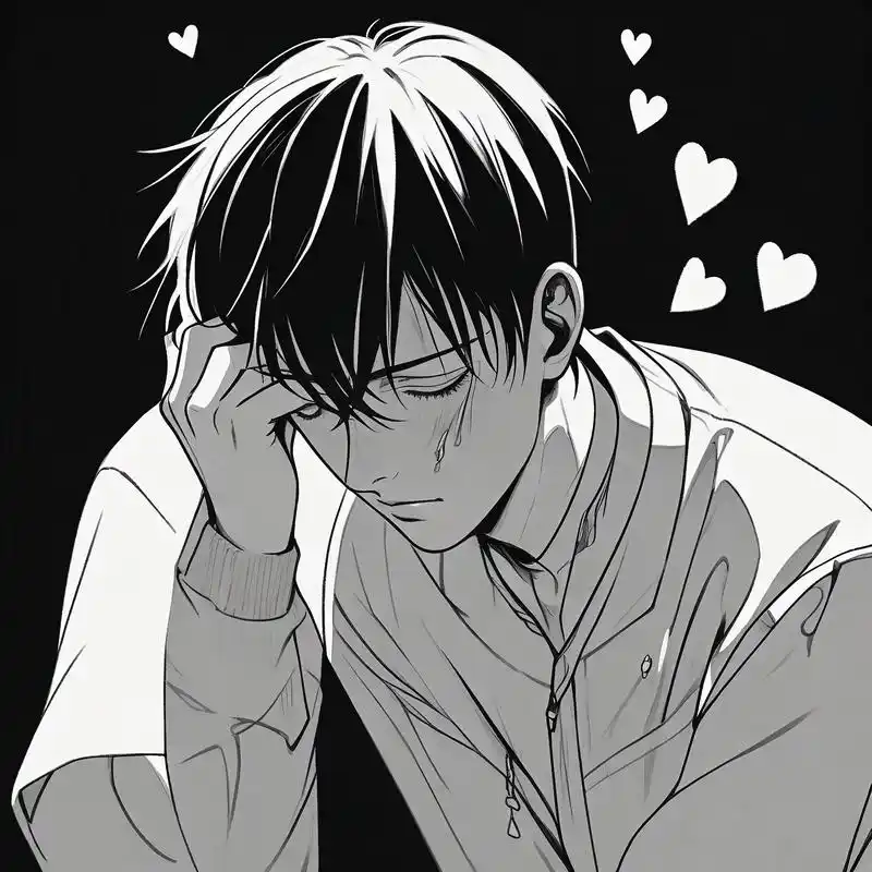 伤感心碎男生头像92