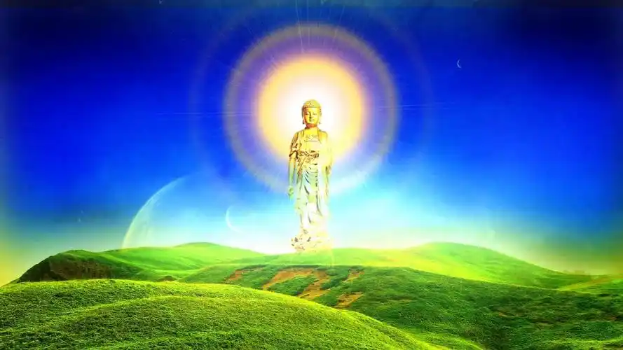 南无阿弥陀佛宗教配乐成品动态背景4