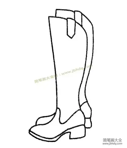 鞋子简笔画大全及画法步骤