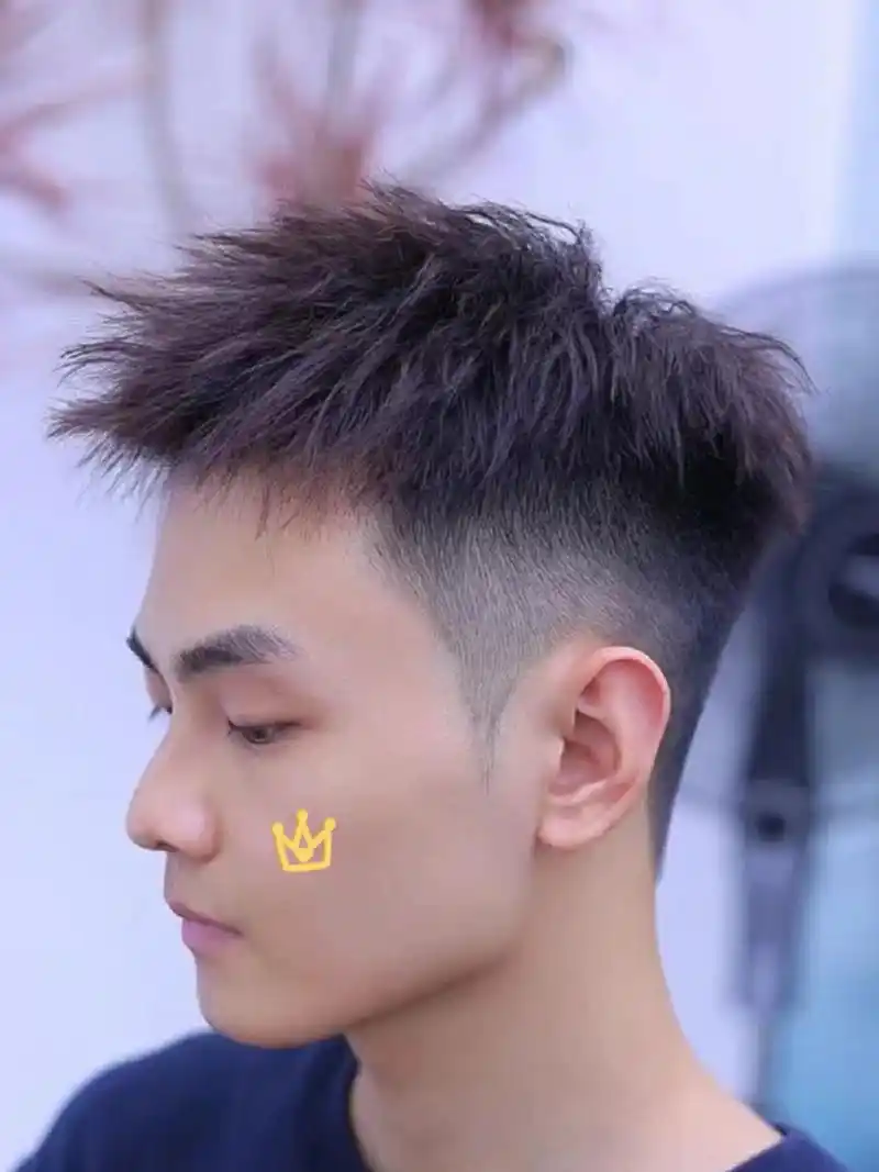 凌乱 男生都可以尝试的短发,阳光清爽,凌乱前刺千净清爽的短发发型