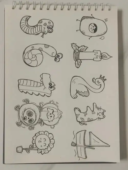 09数字联想简笔画