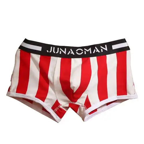 青男士角裤青少潮男韩版内裤四角个男生高中裤头红黑浅蓝