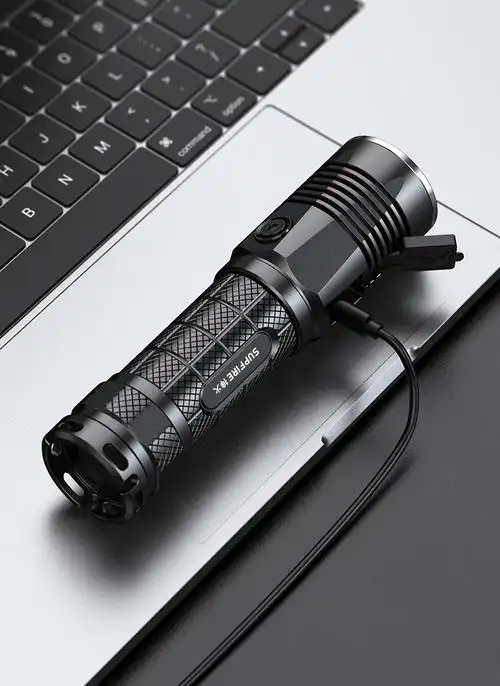 supfire神火手电筒l5-s强光远射户外超亮充电锂电led家用户外p50