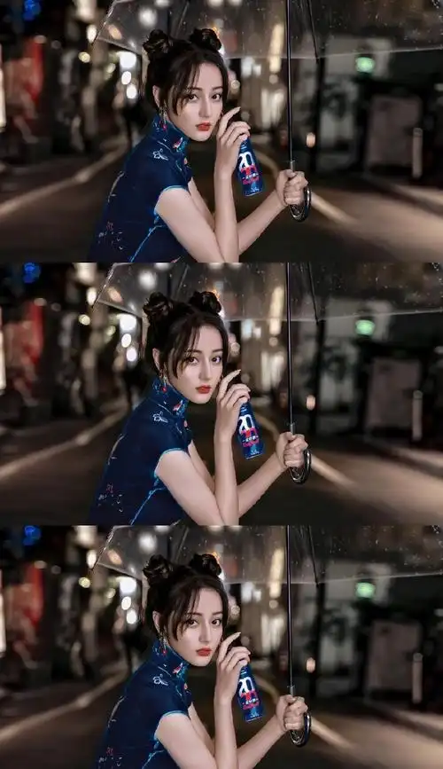 迪丽热巴代言安慕希##迪丽热巴乔晶晶