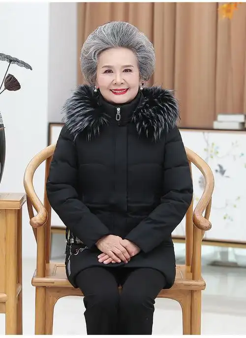 【中老年装】高端轻奢老年人冬装女奶奶服外套上衣70岁80老人妈妈服装
