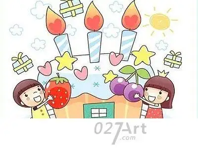 生日蛋糕简笔画做生日蛋糕生日蛋糕简笔画