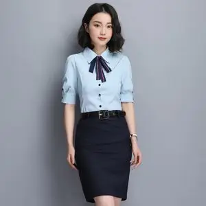 制服套装女白领职业装衬衫图片