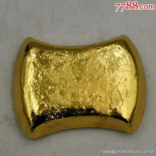 大清金砖金块金元宝拾俩金条收藏老物件镇宅陪葬祭祀