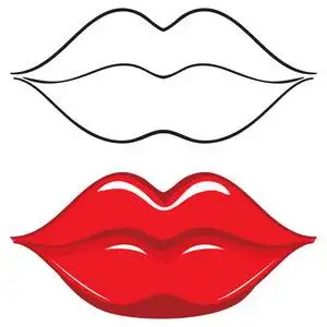 红唇图片-红唇素材-红唇插画-摄图新视界