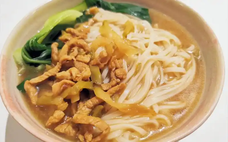 今日份午餐,榨菜肉丝面