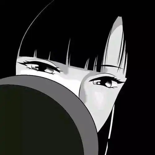 黑色丧系女生头像大全孤独黑暗系女生头像伤感头像女生