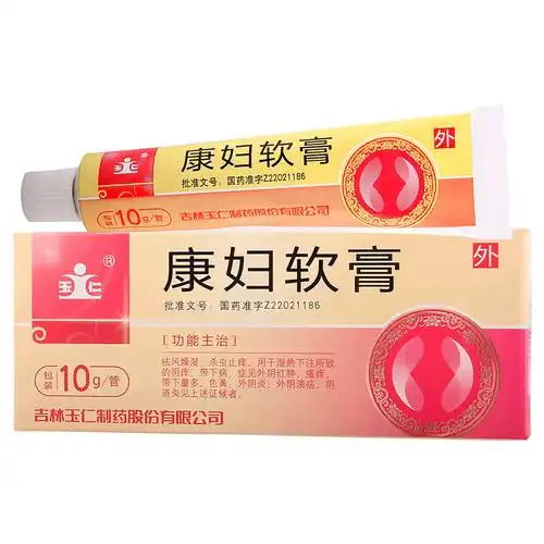 玉仁妇科炎症 玉仁 康妇软膏 10g*1支/盒 外阴炎 外阴溃疡 阴道炎
