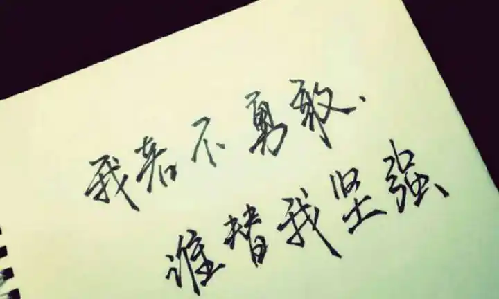 不认输不放弃不低头的霸气说说句子,图片_励志句子_好句摘抄