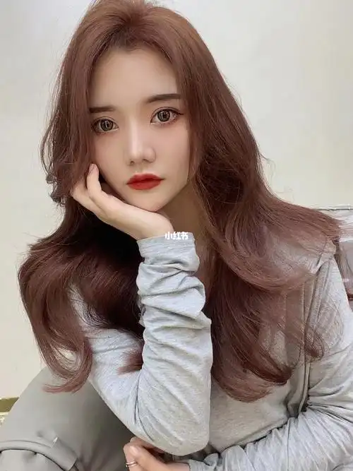 不用漂色的粉棕色 超级好看_粉棕色_3am hair salon(高德广场店)自由