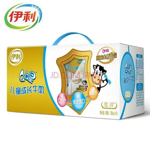 伊利qq星儿童牛奶-全聪190ml*15盒