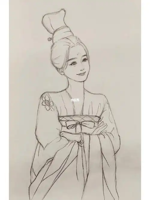 偶尔发个线稿60小兰花虞书欣