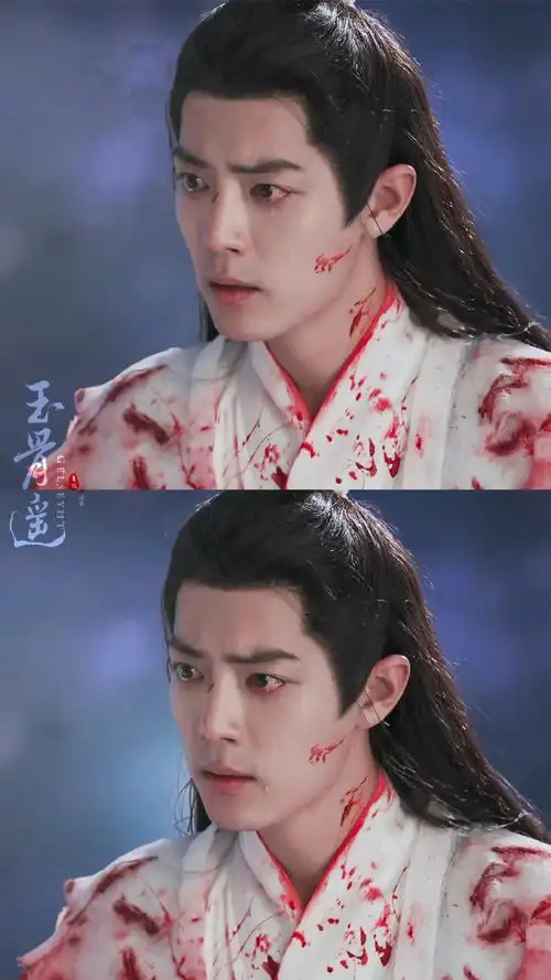 肖战一滴泪镜头#《玉骨遥》肖战时影一滴泪哭戏镜头,呜呜呜我的师父