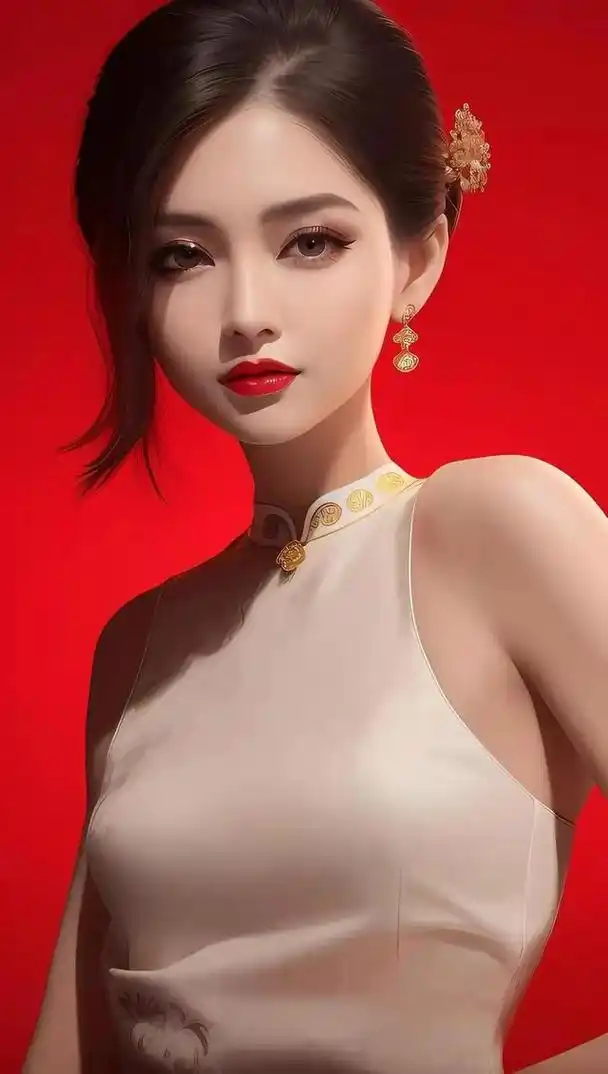 唯美壁纸|旗袍美女|你这么温柔,你走两步,风都变甜了