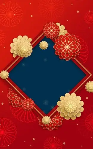 新年春节海报背景_素材中国sccnn.com