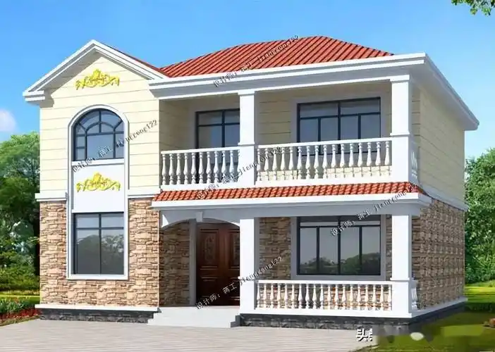 5款农村二层别墅120平30万以内就能建看看普通人的豪宅生活