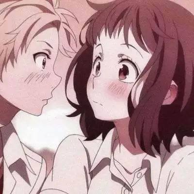 情侣头像卡通呆萌一对精选高清情侣头像