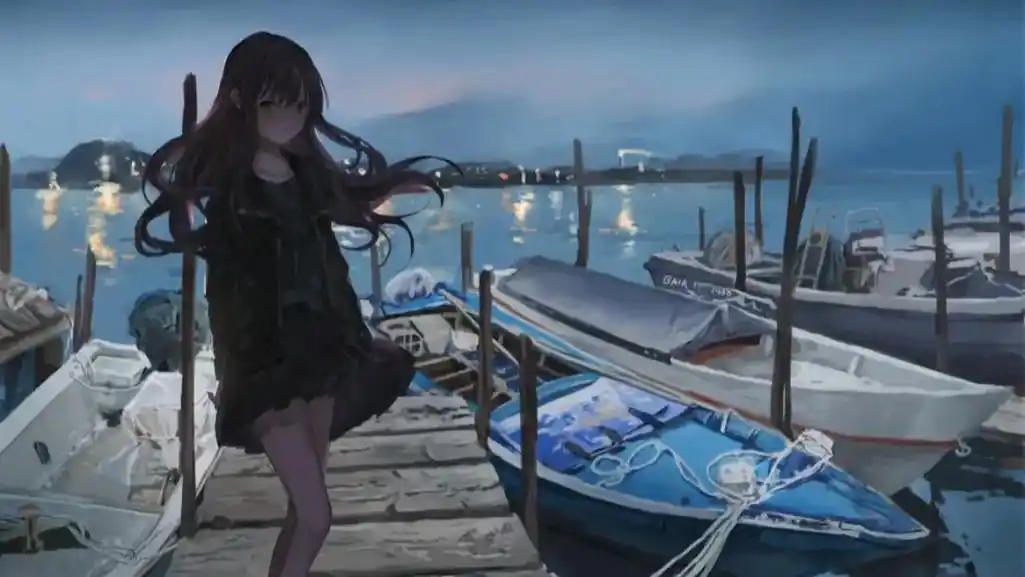 绝美 #二次元 #动漫 #壁纸 可惜没有抹茶苏打这款饮料, - 抖音