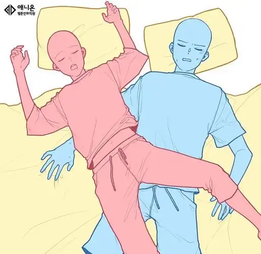 双人动作参考一些人物动作绘画素材马住