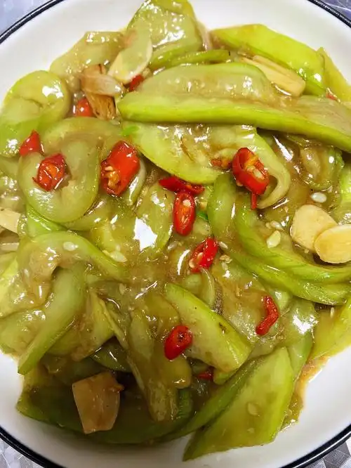 蚝油丝瓜从此爱上吃丝瓜