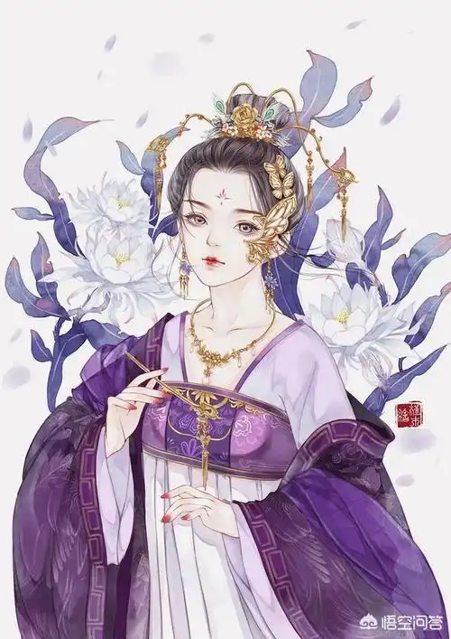 头条问答 - 大家有没有唯美的古风紫衣少女图?(4个回答)