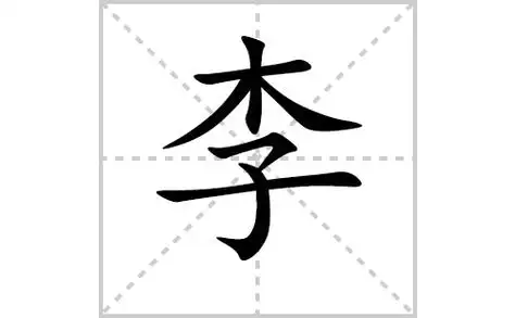 李的笔顺笔画怎么写(李的拼音,部首,解释及成语解读)