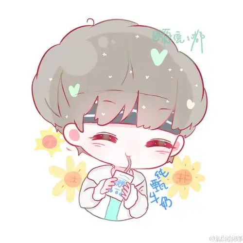 王源卡通形象 cr:logo