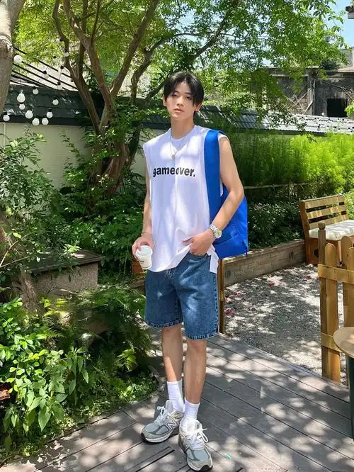 晓彬哥哥#日常穿搭  #韩系穿搭  #夏季男生穿搭  #分享日