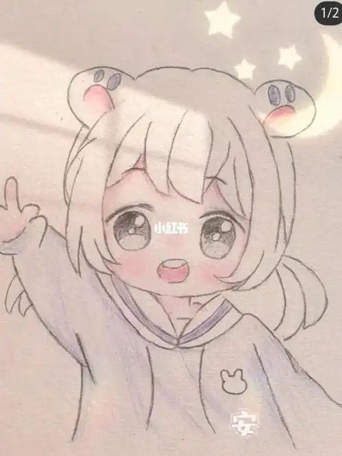 呆萌的人物简笔画