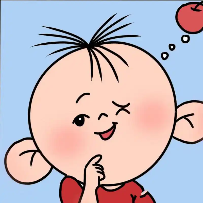 大耳朵图图四宫格简笔画|(附线稿) "我叫胡图图,今年三岁,我的爸爸叫