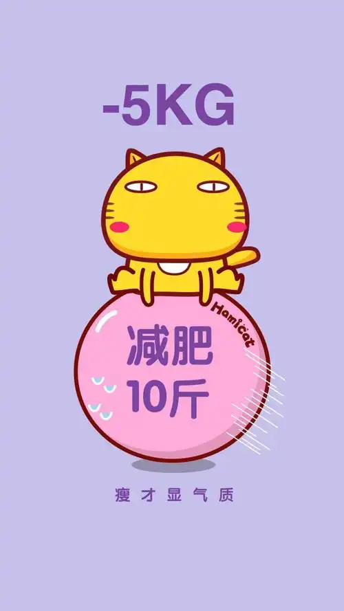 卡通哈咪猫减肥系列