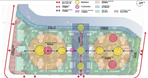 [江苏]南京北外滩水城13街区景观概念方案设计文本a-3节点分析