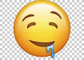 表情符号计算机图标iphone,表情符号,流口水图释png剪贴画脸,笑脸