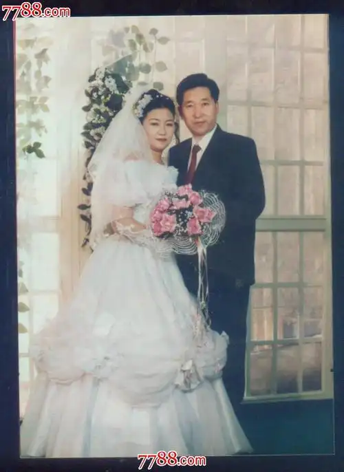 80年代结婚艺术照-se22940769-老照片-零售-7788收藏