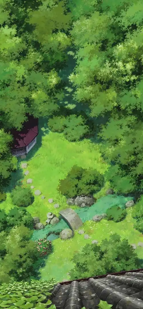 宫崎骏的动漫世界唯美壁纸:清新唯美插画壁纸(26)