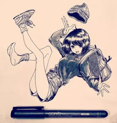 临摹完这组动漫插画,连你的速写水平都能大幅度提高了!