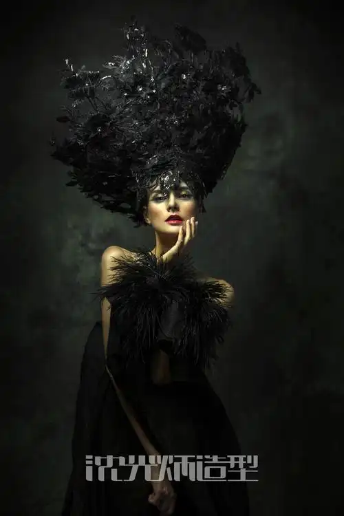 【沈光炳造型】暗黑女王-超强视觉冲击彩妆艺术造型