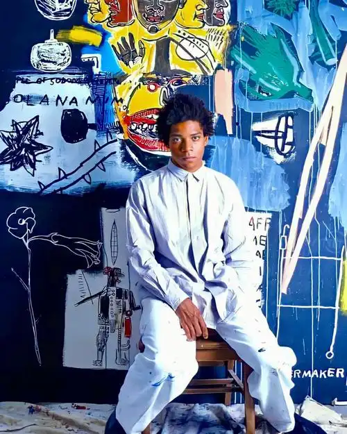 艺术家巴斯奎特珍贵影像