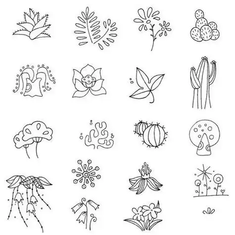 世界上最简单的植物简笔画