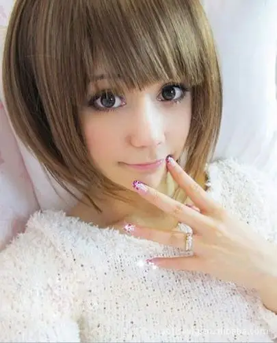 非主流假发 女生 短发 bobo 头 女短假发 bobo头