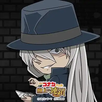 黑衣组织的领导干部,拥有王者风范的大反派:琴酒(gin),q版看起来比