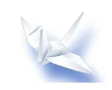 手绘唯美月亮和坐着千纸鹤的女孩原创海报插画图片素材免费下载 - 觅